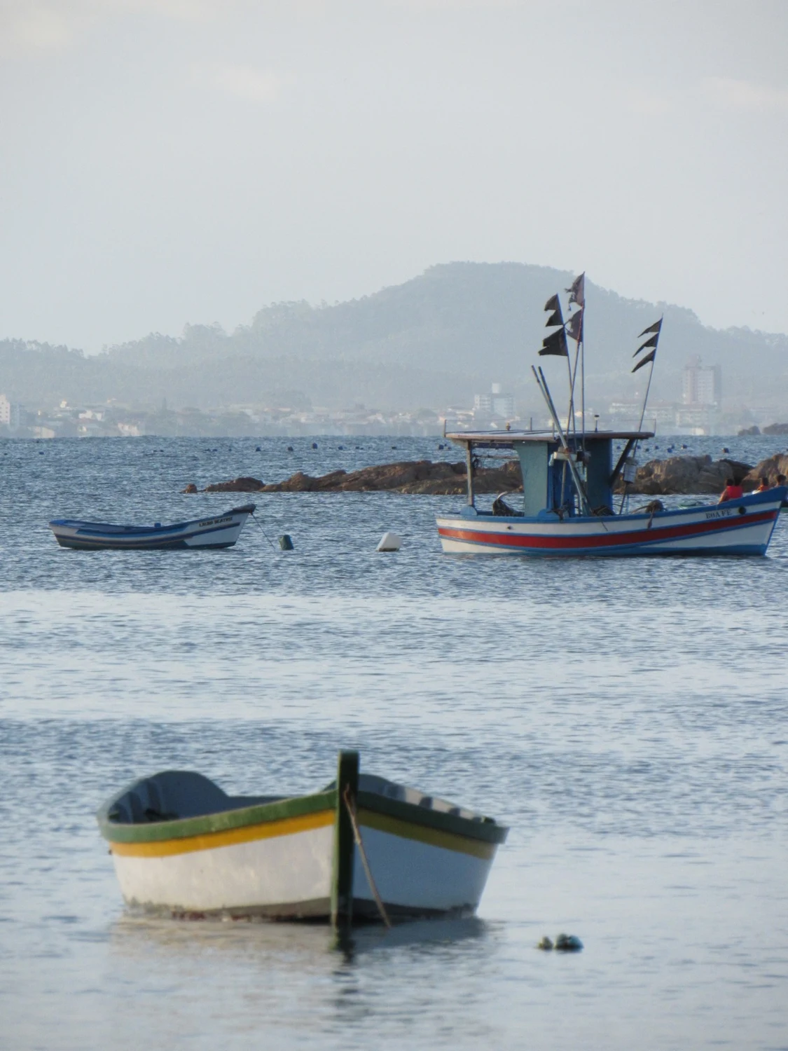 Paisagem do litoral de Penha