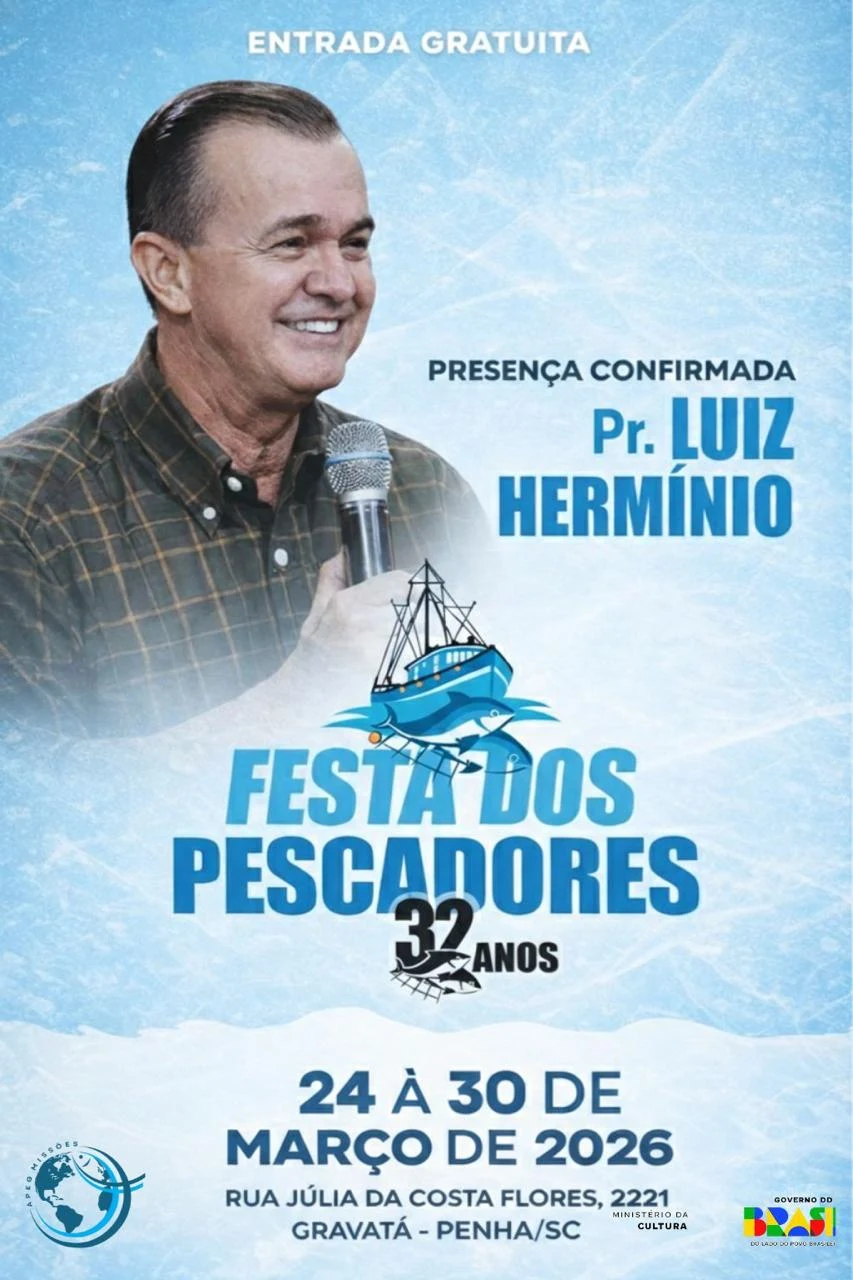 Cartaz do Pastor Luiz Hermínio